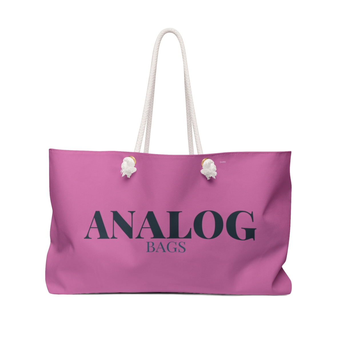 Pink Analog Bags weekender bag